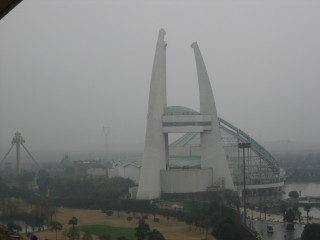 Dinosaur Park viewed from Hotel