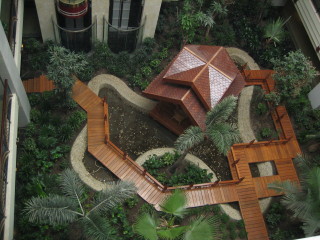 Hotel Interior Garden from 6th floor