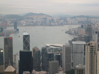 Victoria Harbour by Day from The Peak