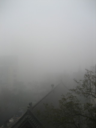 White Christmas Fog