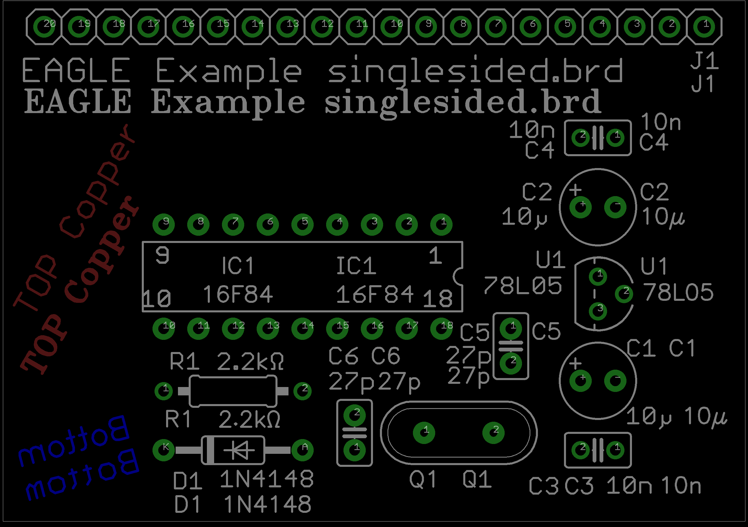 Board with Vvctor and eagles fonts